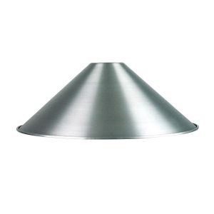 Victoriana 11" Industrial Metal Shade Brushed Aluminium - OL2270/27AL