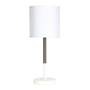 Corda Table Lamp White/Brass - OL93171WH