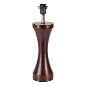 Ketu Spindle Timber Large Table Lamp Brown Base Only - OL99732BR