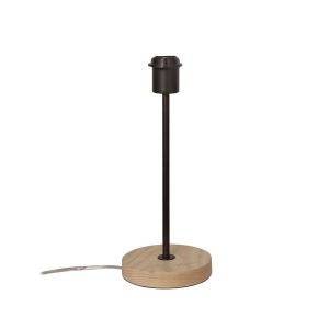 Fino Timber Table Lamp Matt Black Base Only - OL91311BK