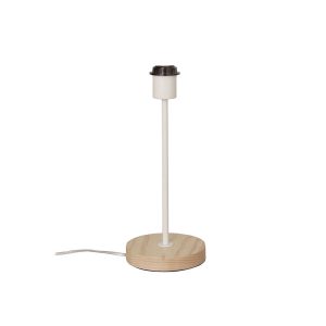 Fino Timber Table Lamp White Base Only - OL91311WH