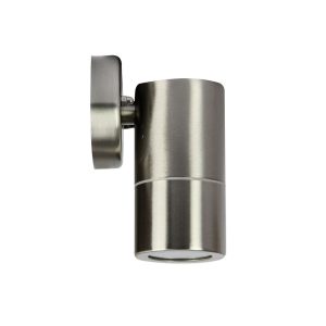 Zeta 1 Light 240V Fixed Wall Pillar Light Stainless Steel - OL7775/1SS