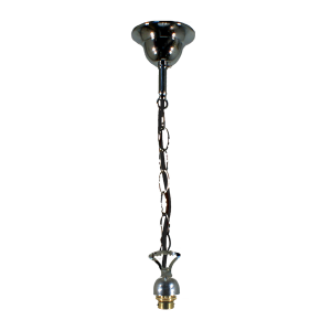 Chain Black Cloth Cord Suspension Chrome - 3016006