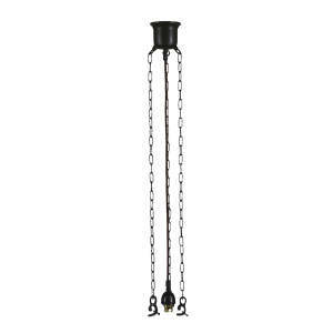 Standard 3 Chain Suspension With Black Cloth Cord Patina - 3026001