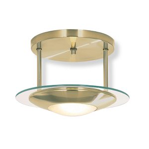 Suspended Button Ceiling Light Antique Brass - BI8607-AB