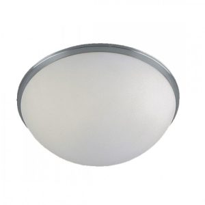 Small Acid Etch Ceiling Light Satin Chrome - CLS8401-SC