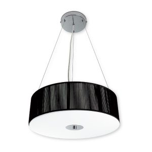 Tri Wire String Shade Pendant Black - CP7156-BL