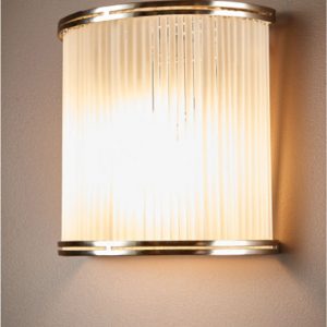 Inanda 1 Light Wall Lamp Half Round Glass - ELJE60284