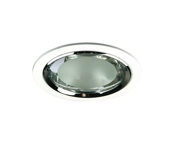 Litek 195 Side Entry Recessed Downlight White - LF4236WH