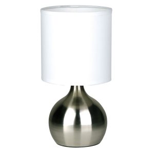 Lotti Touch Table Lamp Brushed Chrome - LF9201BC