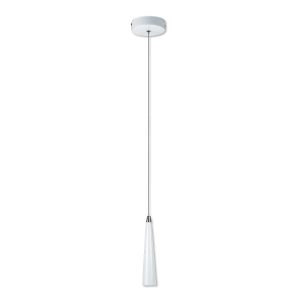 Slimline Cone 3W LED Pendant White / Warm White - MS40-WH