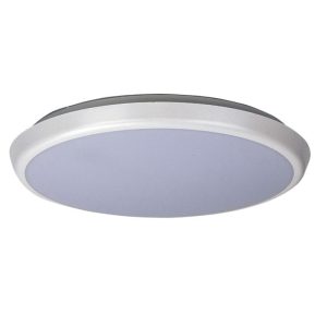 Kore 25 Watt Dimmable LED Ceiling Oyster Light White / Tri-Colour - OL48630WH