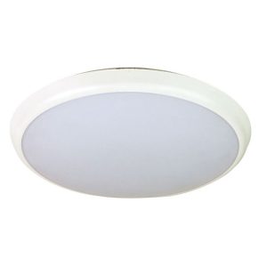 Kore 25 Watt Dimmable LED Ceiling Oyster Light White / Warm White - OL48633WH