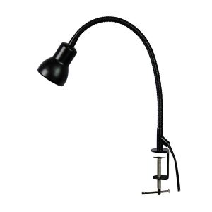 Scope Adjustable Gooseneck Clamp Lamp Black - SL98431BK