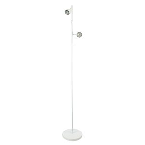 Daxam 12 Watt 2 Light LED Floor Lamp White / Cool White - SL98592WH