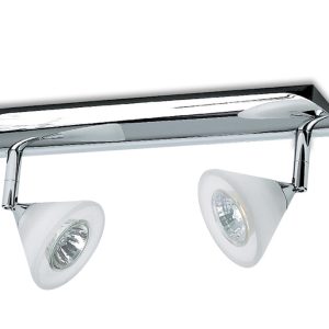 Double MR16 Spotlight Chrome - SPT-B2-CH