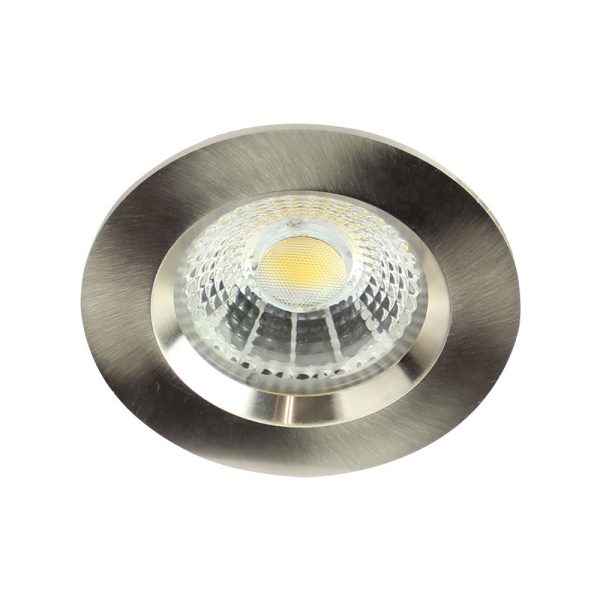Theta 13 Watt LED Downlight Brushed Chrome Frame / Warm White - UA4703BC