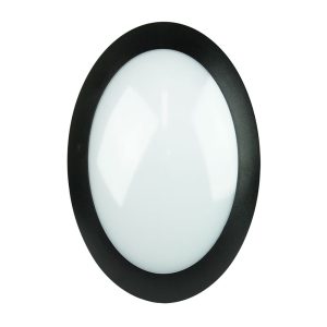 Duro 7 Watt LED Polycarbonate Bunker Light Small Black / Cool White - UA7801BK