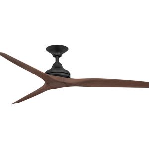 Spitfire 2 60" AC Ceiling Fan Black Motor / Walnut Polymer Blades - MS21BL + BS21WA