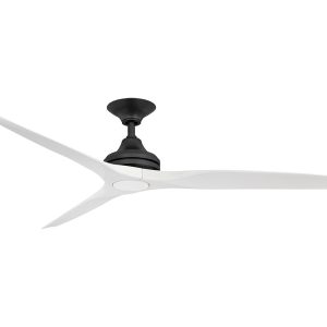 Spitfire 2 60" AC Ceiling Fan Black Motor / White Wash Polymer Blades - MS21BL + BS21WW