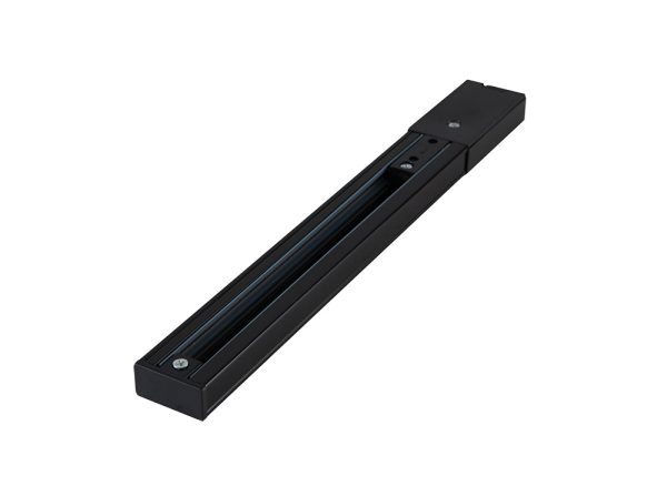Single Circuit 1 Meter Track Black - AT1100/BLK/1M