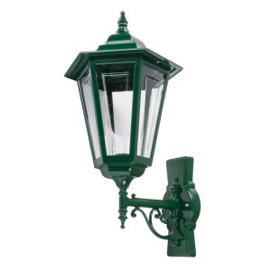 Turin Upward Wall Light Large Green - 15485