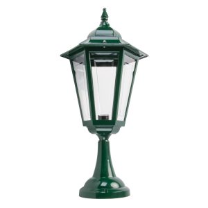 Turin Pillar Mount Light Large Green - 15497
