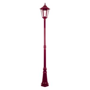 Turin Large Single Head Tall Post Light Burgundy - 15514