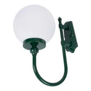 Lisbon 25cm Sphere Wall Light Green - 15665