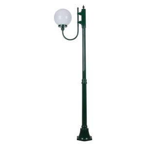 Lisbon 25cm Sphere Curved Arm Medium Post Light Green - 15701