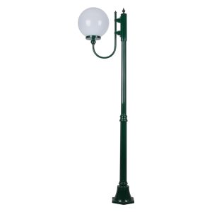 Lisbon 30cm Sphere Curved Arm Medium Post Light Green - 15707