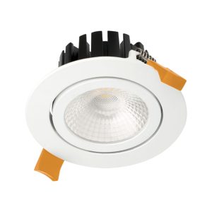 Aqua Tilt 13 Watt Dimmable Round LED Downlight White / Warm White - 21322