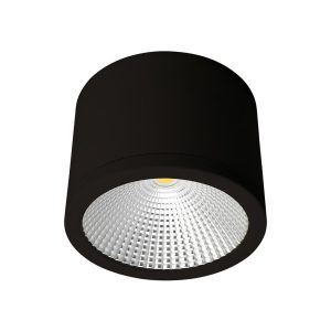 Surface Mount 35W LED Dimmable Downlight Black / Cool White - AT9066/BLK/60/CW