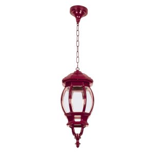 Vienna Pendant Light Large Burgundy - 15982