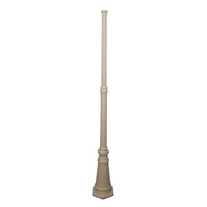 Turin 1.93 Meter Tall Base Exterior Post Beige - 16039