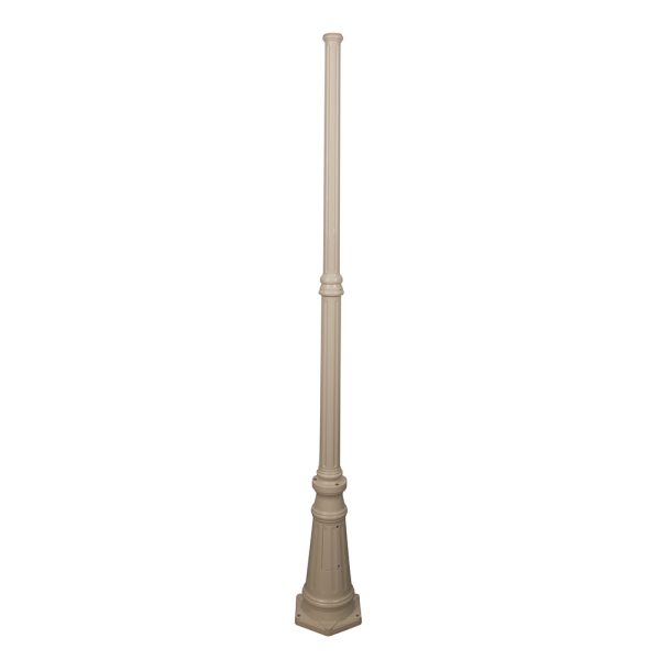 Turin 1.93 Meter Tall Base Exterior Post Beige - 16039