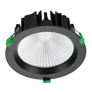 Neo 25 Watt Dimmable Round LED Downlight Black / Warm White - 20460