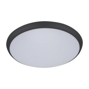 Solar 35 Watt Slimline Dimmable Round LED Ceiling Light Black / Tri Colour - 20943