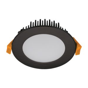 Tek 13 Watt Dimmable Round LED Downlight Black / Tri Colour - 20621