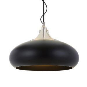 Beck 3 Light Pendant Large Black - BECK PE60-BK