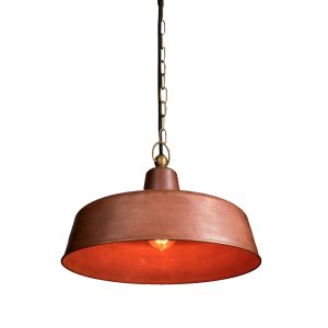 Industrial Interior Pendant Aged Copper - DEKSEL03