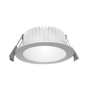 Flat 10 Watt Dimmable LED Downlight Nickel / Cool White - FLAT 100NK-850G2