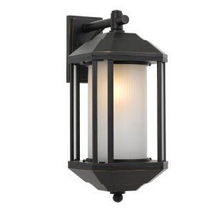 Havard 1 Light Wall Light Small Black - HAVARD EX155-BK