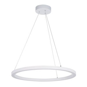 Nebula 24W LED Dimmable Pendant White / Cool White - OL60914/60WH