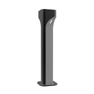 Modern 11W LED 2 Way Outdoor Medium Bollard Dark Grey / Warm White - SHU3