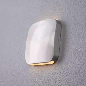 Vox 9W LED Up/Down Wall Light Polished Aluminium Finish / Warm White - VOX3