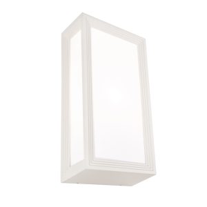 Lyon 1 Light Wall Light White - LYON1EWHT