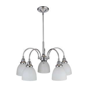 Benson 5 Light Pendant Chrome Downward - 1001176