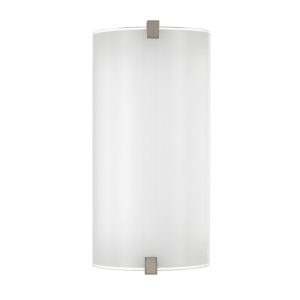 Arla 12 Watt Dimmable LED Wall Light Nickel Frost / Tri-Colour - ARLA WB15-NK