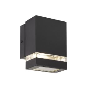 Dixon 28 Watt Wall Pillar Light Black - DIXON EX1-BK